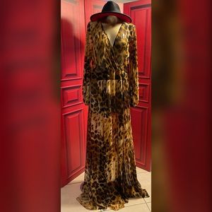 Animal Print Maxi Dress